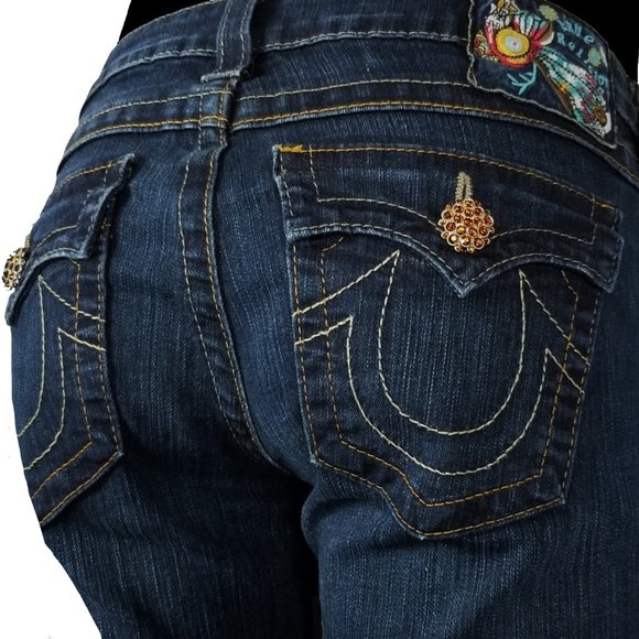 True Religion Denim - True Religion Becky Boot Jeans Flap Pockets Sz 28
